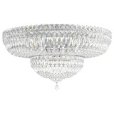 Petit Crystal Deluxe 13 Light Flush Mount 24 Inch by Schonbek Signature - 5895