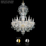Olde World 23 Light Chandelier 52 X 36 Inch Wide by Schonbek Signature - 6815