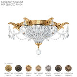 Milano 2 Light Flush Mount 8 Inch and 16.5 Inch Wide by Schonbek Signature - 5633