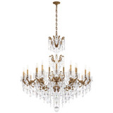 La Scala 24 Light Chandelier 48 Inch and 46 Inch Wide by Schonbek Signature - 5013