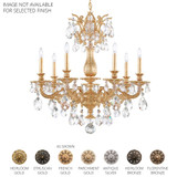 Milano 7 Light Chandelier 28.5 Inch and 27 Inch Wide by Schonbek Signature - 5677