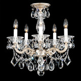 La Scala 5 Light Semi Flush Mount 19.5 X 18 Inch Wide by Schonbek Signature - 5345