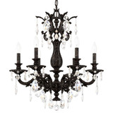Milano 3 Light Chandelier 26.5 Inch and 24 Inch Wide by Schonbek Signature - 5676