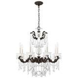 La Scala 8 Light Chandelier 28.5 Inch X 25 Inch Wide by Schonbek Signature - 5073