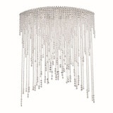 Chantant 8 Light Flush Mount 52.5 X 22 Inch Wide by Schonbek Signature - CH4803N