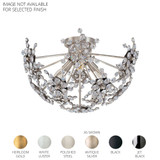 Esteracae 3 Light Semi Flush Mount 11 X 18 Inch Wide by Schonbek Signature - DN1218N