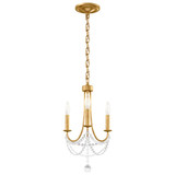 Verdana 3 Light Pendant 19 Inch Tall and 12 Inch Wide by Schonbek Signature - RJ1003N