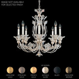 Rivendell 8 Light Candleslips Chandelier 26 Inch Wide by Schonbek Signature - 7866
