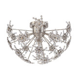 Esteracae 3 Light Semi Flush Mount 24.5 Inch Wide by Schonbek Signature - DN1224N