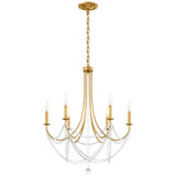 Verdana 6 Light Chandelier 29 Inch and 24 Inch Wide by Schonbek Signature - RJ1006N
