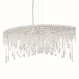 Chantant 8 Light Linear Pendant 18.5 X 22 Inch Wide by Schonbek Signature - CH4811N
