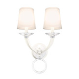 Emilea 2 Light Wall Sconce 20 Inch and 13 Inch Length by Schonbek Signature - MA1002N