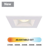 Midway 24W 1 LED 6 Inch Square Fixed Downlight (Set of 2) by Eurofase  - 45379-2