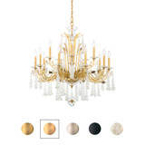 MacLyn 15 Light Chandelier 36.5 Inch and 38 Inch Wide by Schonbek Signature - S58515