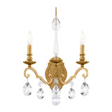 Renaissance Nouveau 2 Light Wall Sconce 21 Inch Tall by Schonbek Signature - RN3861N