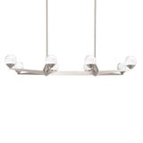 Double Bubble 8 LED Light Small Linear Chandelier by Modern Forms - PD-82044