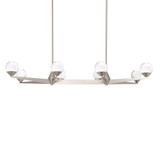 Double Bubble 8 LED Light Small Linear Chandelier by Modern Forms - PD-82044