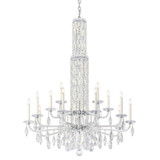 Siena 17 Light Crystal Tusks Chandelier 50.5 Inch by Schonbek Signature - RS8415N