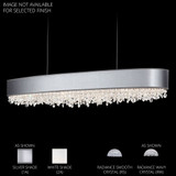 Eclyptix 44W 1 LED Linear Pendant 14.75 Inch Wide by Schonbek Signature - S6349-S