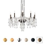 Rainier 10 Light Chandelier 22.5 X 33 Inch Wide by Schonbek Signature - S93510