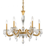 Napoli 6 Light Chandelier 24.6 X 28.1 Inch Wide by Schonbek Signature - S7606
