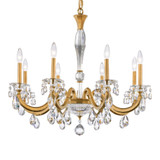 San Marco 8 Light Chandelier 26.8 X 32.3 Inch Wide by Schonbek Signature - S8608