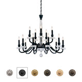 Amadeus 15 Light Chandelier 35 Inch and 38 Inch Wide by Schonbek Signature - S9338