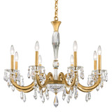 Napoli 8 Light Chandelier 27.4 X 32.6 Inch Wide by Schonbek Signature - S7608