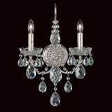 Sonatina 2 Light Wall Sconce 17 X 12.5 Inch Length by Schonbek Signature - ST1939N