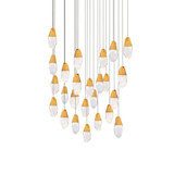 Martini 7.9W 25 LED Pendant 7 Inch Tall and 28 Inch Wide by Schonbek Beyond - BPD20225S
