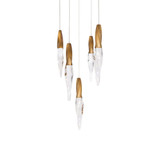 Kindjal 8.2W 5 LED Pendant 20 Inch Tall and 17 Inch Wide by Schonbek Beyond - BPD13205