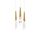 Solitude 8.7W 3 LED Pendant 22 Inch Tall X 12 Inch Wide by Schonbek Beyond - BPD31403R