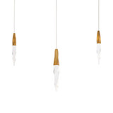Kindjal 8W 3 LED Pendant 18 Inch Tall and 5.5 Inch Wide by Schonbek Beyond - BPD13203L