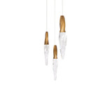 Kindjal 8W 3 LED Pendant 20 Inch Tall and 12 Inch Wide by Schonbek Beyond - BPD13203