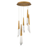 Solitude 8.8W 5 LED Pendant 22 Inch Tall X 17 Inch Wide by Schonbek Beyond - BPD31405R