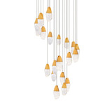 Martini 8W 21 LED Pendant 7 Inch Tall and 26 Inch Wide by Schonbek Beyond - BPD20221R