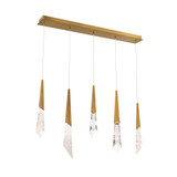 Solitude 8.8W 5 LED Pendant 22 Inch Tall X 5.5 Inch Wide by Schonbek Beyond - BPD31405L