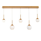 Quest 5.6W 5 LED Pendant 8 Inch Tall and 5.5 Inch Wide by Schonbek Beyond - BPD40205L