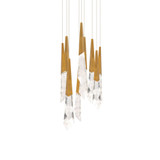 Solitude 8.7W 9 LED Pendant 22 Inch Tall X 17 Inch Wide by Schonbek Beyond - BPD31409R