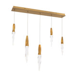 Kindjal 8W 5 LED Pendant 18 Inch Tall and 5.5 Inch Wide by Schonbek Beyond - BPD13205L