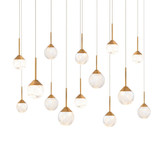 Quest 5.6W 14 LED Pendant 8 Inch Tall and 9.5 Inch Wide by Schonbek Beyond - BPD40214L