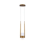 Cadenza 15W 1 LED Mini Pendant 17.5 and 4.5 Inch Wide by Schonbek Beyond - BPD28518