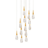 Hibiscus 6.2W 13 LED Pendant 13 Inch Tall X 20 Inch Wide by Schonbek Beyond - BPD21213S