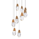 Martini 7.11W 9 LED Pendant 7 Inch Tall and 17 Inch Wide by Schonbek Beyond - BPD20209