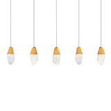 Martini 8W 5 LED Pendant 7 Inch Tall and 5.5 Inch Wide by Schonbek Beyond - BPD20205L