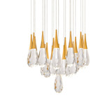 Hibiscus 6.2W 21 LED Pendant 13 Inch Tall X 26 Inch Wide by Schonbek Beyond - BPD21221R