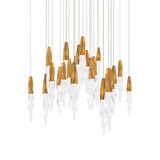 Kindjal 7.9W 25 LED Pendant 18 Inch Tall X 28 Inch Wide by Schonbek Beyond - BPD13225S