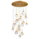 Quest 5.7W 21 LED Pendant 8 Inch Tall and 26 Inch Wide by Schonbek Beyond - BPD40221R