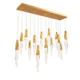 Kindjal 7.9W 14 LED Pendant 18 Inch Tall X 9.5 Inch Wide by Schonbek Beyond - BPD13214L