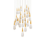 Hibiscus 6.2W 25 LED Pendant 13 Inch Tall X 28 Inch Wide by Schonbek Beyond - BPD21225S